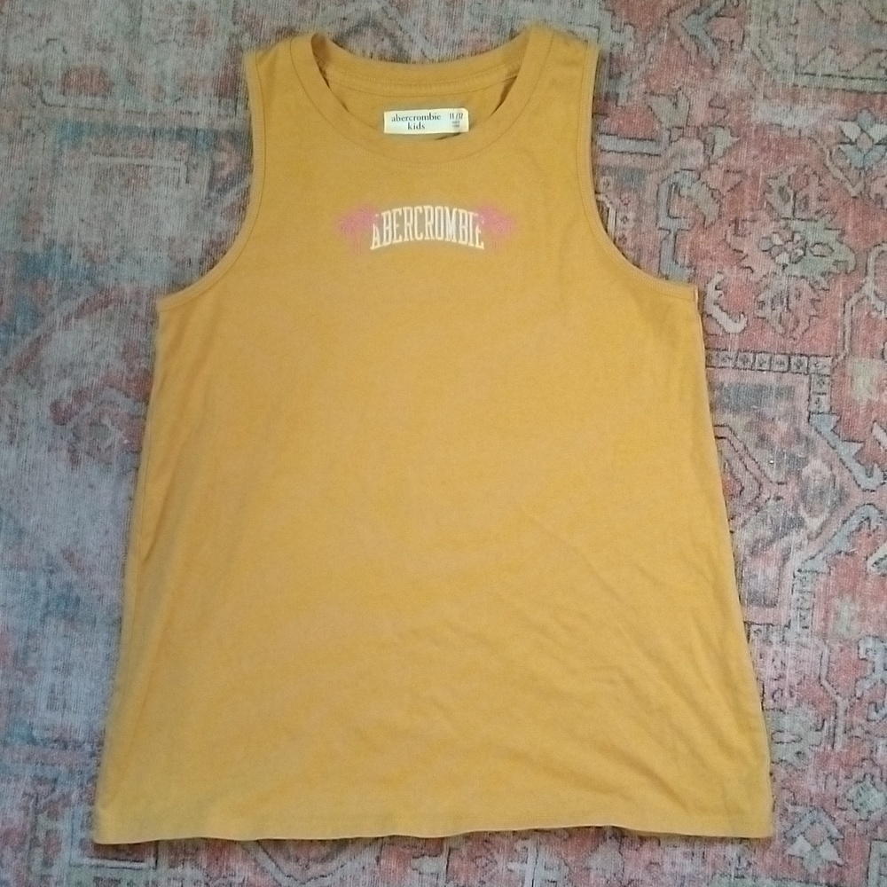 Abercrombie Mustard Yellow Y2K Tank Top - 11/12/XS